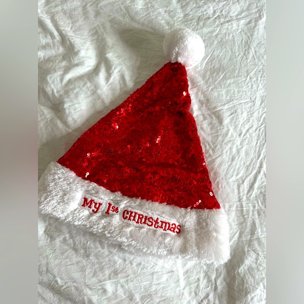 My first Christmas Santa hat